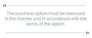 What Is A Purchase Option