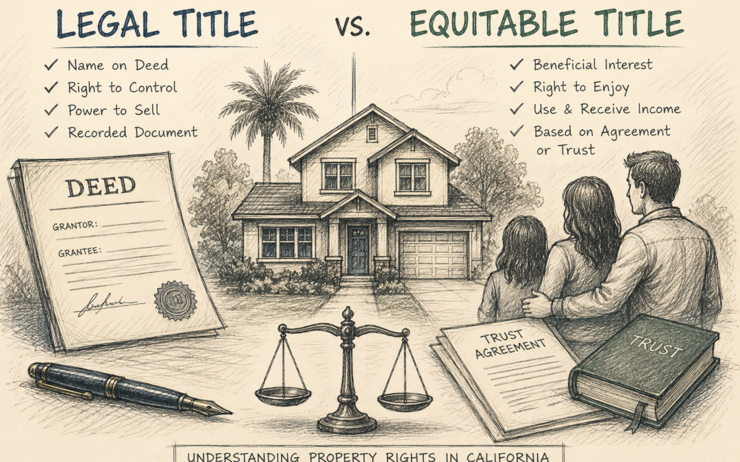 Equitable Title vs. Legal Title in California Real Estate Law