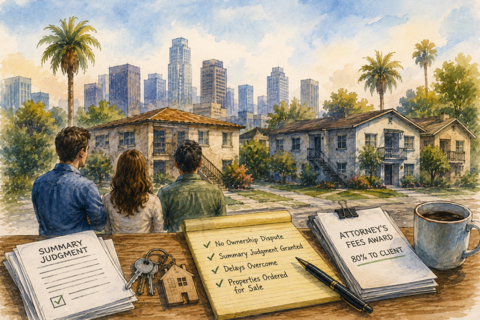 Los Angeles Partition Case Study