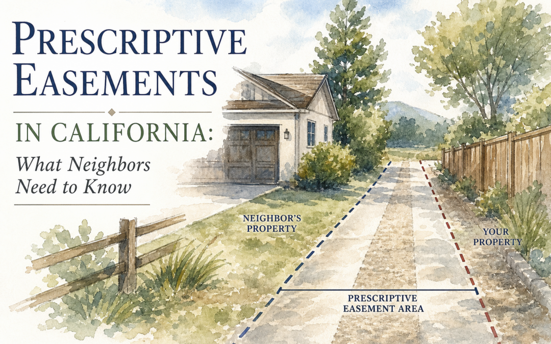 Prescriptive Easement in California: Laws, Requirements, and How to Stop One