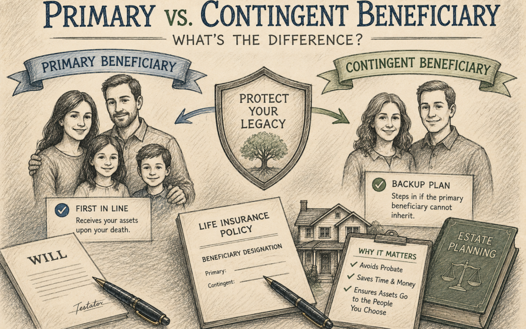 Primary vs. Contingent Beneficiary in California: Key Estate Planning Differences