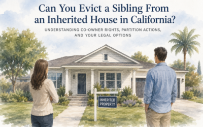 How to Evict Brother From Inherited Property in California?
